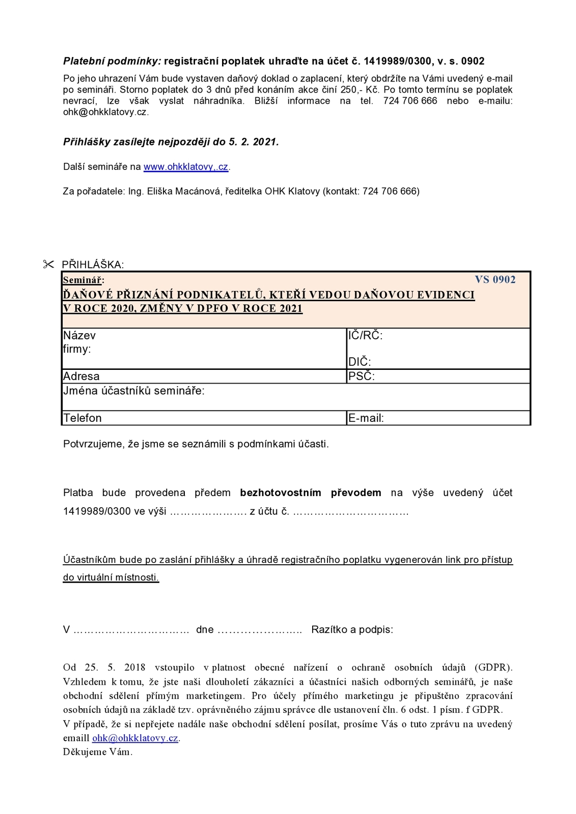 Pozvánka - Daňové přiznání podnikatelů, kteří vedou daňovou evidenci v r. 2020, změny v DPFO 2021-page0002.jpg